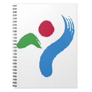 Notizbuch mit Flagge von Seoul, Südkorea Notizblock