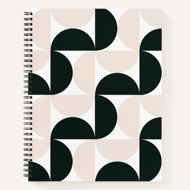 Notizbuch mit geometrischem Muster (Vorderseite)