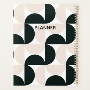 Notizbuch mit geometrischem Muster Planer