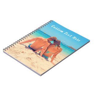 Notizbuch mit individuellem Foto und Text - Person Notizblock