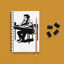 Notizbuch mit individuellem Text im Grunge-Student