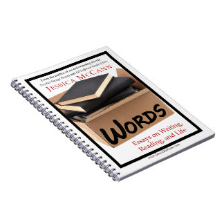 Notizbuch mit Jessica McCanns Buch als Umschlag