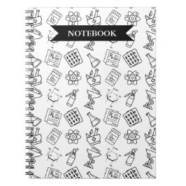 Notizbuch mit professionellem Apotheken-Icons-Must Notizblock