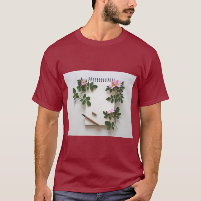 Notizbuch & Notizen Writer’s T-Shirt (Vorderseite)