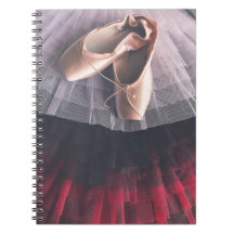 Notizbuch - Pointe Schuhe u. Ballettröckchen