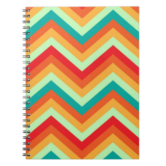 Notizbuch-Retro Zickzack-Zickzack Muster Notizblock