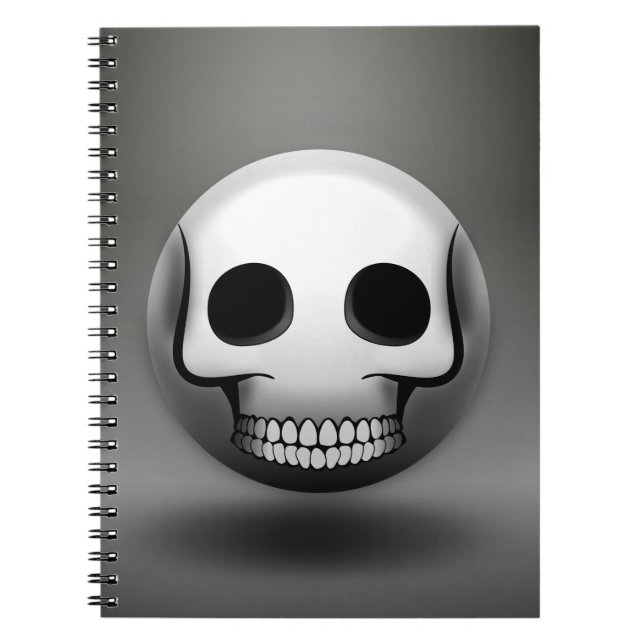 Notizbuch Skullmoji Notizblock (Vorderseite)