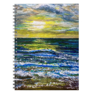 Notizbuch - Sonnenuntergang am Meer Notizblock
