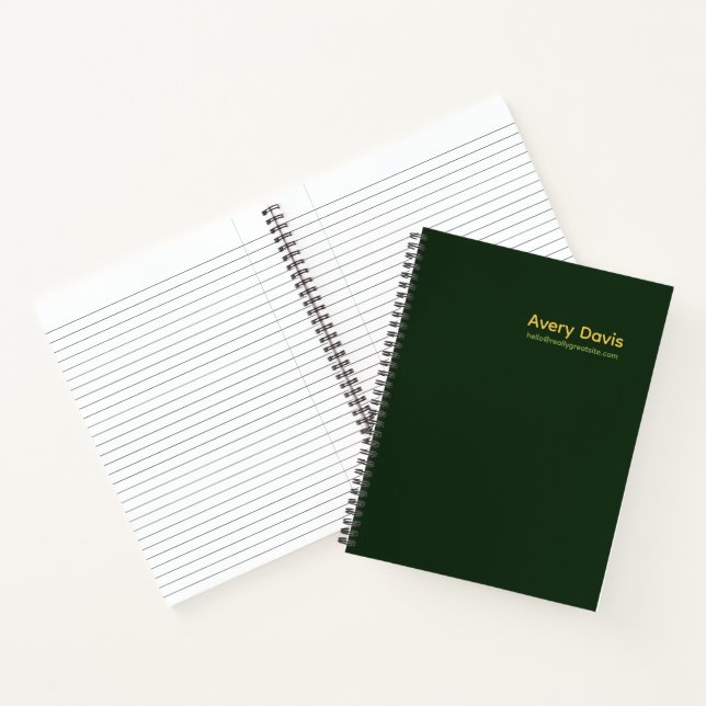 Notizbuch | Unternehmen (Innenseite)