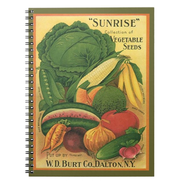 Notizbuch-Vintager Notizblock (Vorderseite)