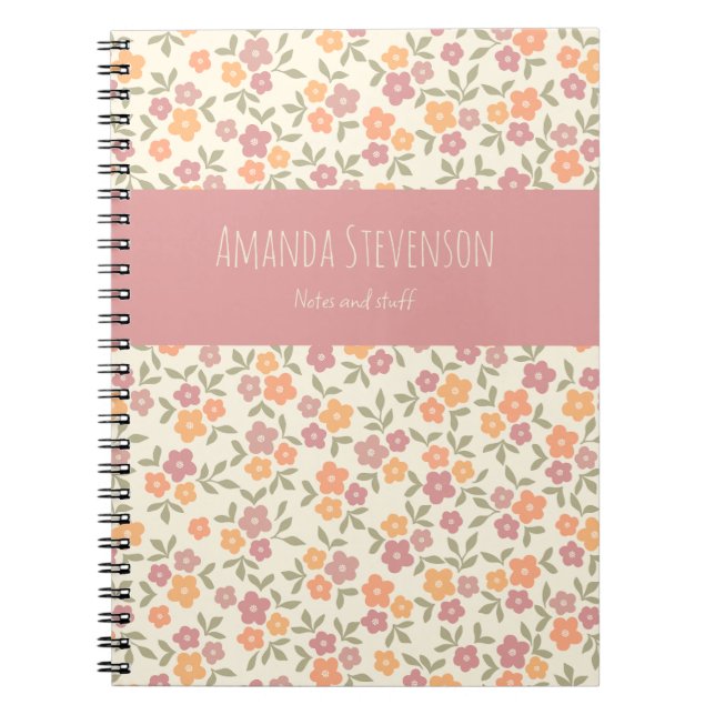 Notizbuch von Florals Colorful Notizblock (Vorderseite)