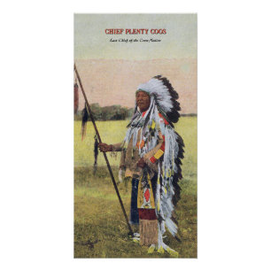 Notizbuch von Häuptling Plenty Coos Poster