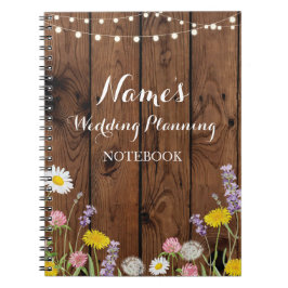 Notizbuch-wilde Blumen, die Notizblock