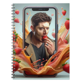 Notizbücher Dean mit Erdbeeren