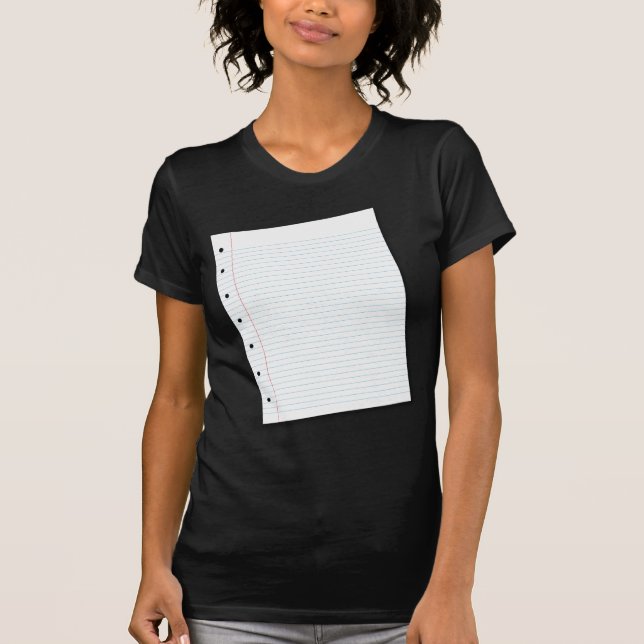 Notizbuchpapier T-Shirt (Vorderseite)