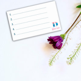 Notizen für den blauen Korallenbrief D