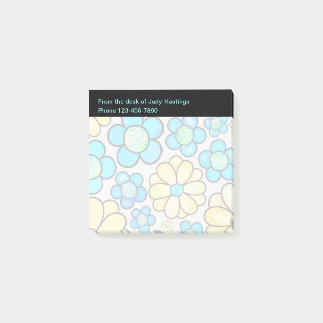 Notizen für persönliche Geschäftsdaten (Vorderseite)