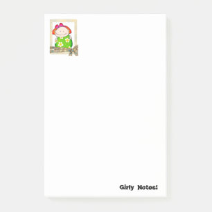 Notizen Girly Blumen 