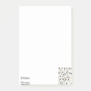 Notizen Küchen-Einkaufsliste