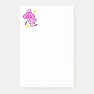 Notizen Lila Elefant Herzen