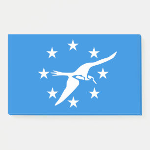 Notizen mit der Flagge von Corpus Christi, USA
