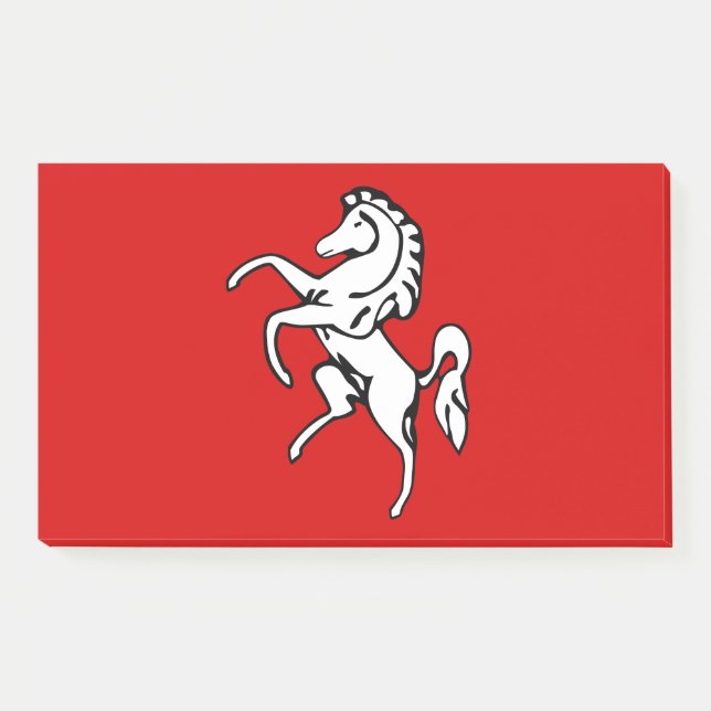 Notizen mit der Flagge von Kent County, England (Vorderseite)