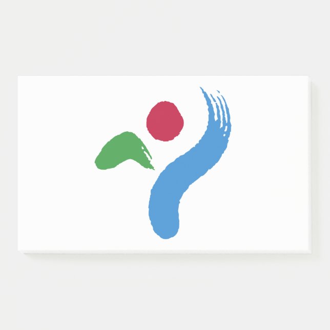 Notizen mit der Flagge von Seoul, Südkorea (Vorderseite)