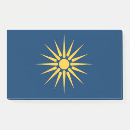 Notizen mit Flagge von Mazedonien, Griechenland