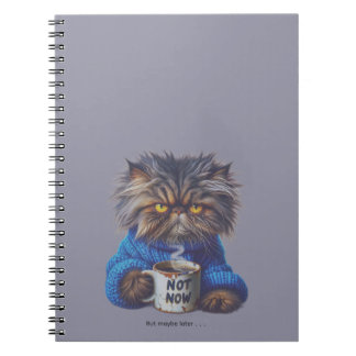 Notizen Personalisieren Grumpy Cat Lila Lustig Notizblock