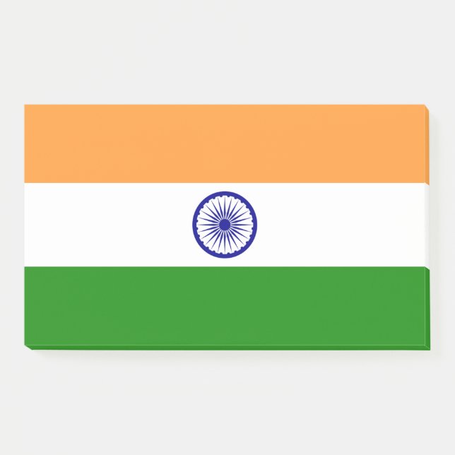 Notizen unter der Flagge Indiens (Vorderseite)