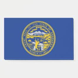 Notizen unter der Flagge Nebraskas, USA