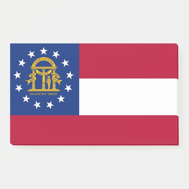 Notizen unter der Flagge von Georgien, USA (Vorderseite)