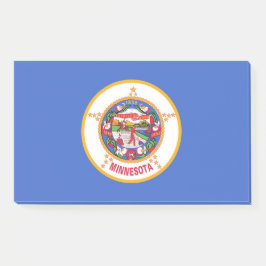 Notizen unter der Flagge von Minnesota, USA