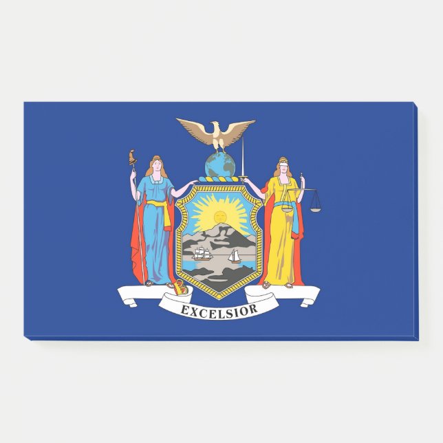 Notizen unter der Flagge von New York, USA (Vorderseite)