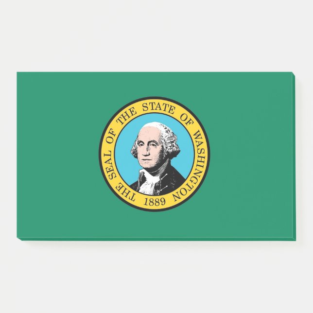 Notizen unter der Flagge von Washington, USA (Vorderseite)