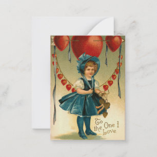 Notizen zur antiken Valentine-Pocket-Liebe