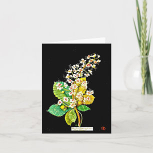 Notizkarte-Botanische Kunst-Mary Delany 10 Karte