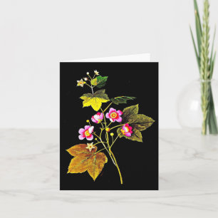 Notizkarte-Botanische Kunst-Mary Delany 4 Karte