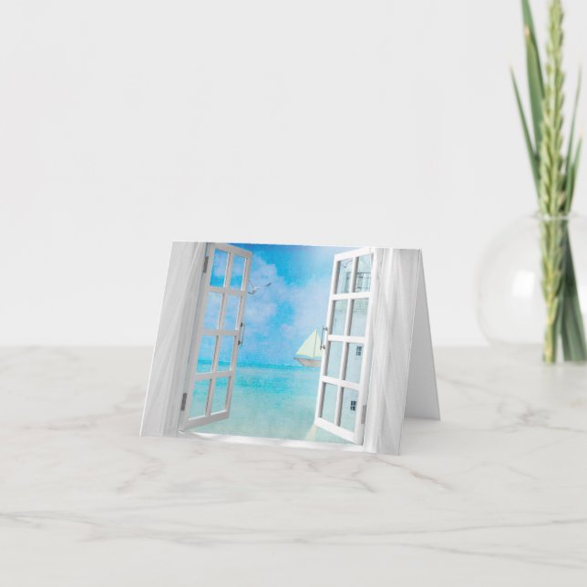 Notizkarte für das automatische Fenster Karte (Vorderseite)