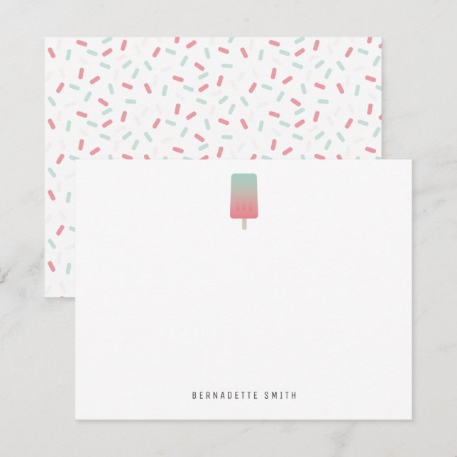 Notizkarte für das Schreibgerät Mitteilungskarte (Vorne/Hinten)