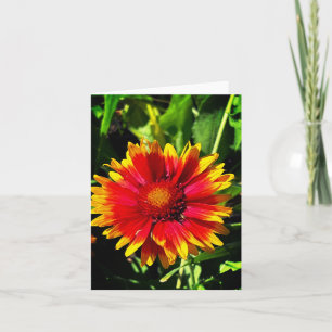 Notizkarte für die leere Blume
