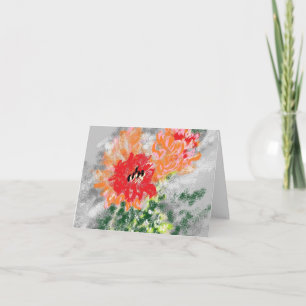 Notizkarte : Kaktusblüte