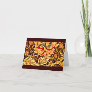 Notizkarte-Vintage-Stoff/Mode-William Morris 4 Karte