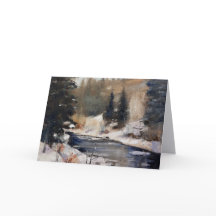 Notizkarte von Sarvis im Winter, Steamboat Springs
