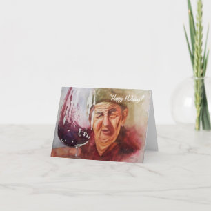 Notizkarte – „Winzer Papa“ Feiertagskarte