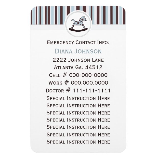 Notkontakt: Rocking Horse Premium Magnet (Vertikal)