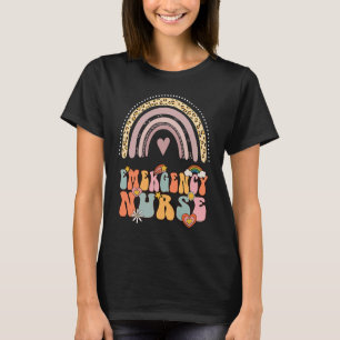 Notkrankenhaus Retro Vintager Regenbogen Niedlich T-Shirt