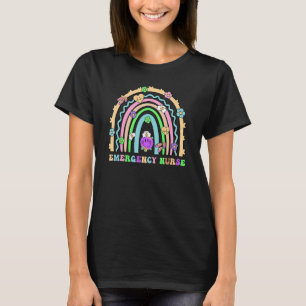 Notkrankenhaus Retro Vintager Regenbogen Niedlich T-Shirt