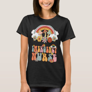 Notkrankenhaus Retro Vintager Regenbogen Niedlich T-Shirt