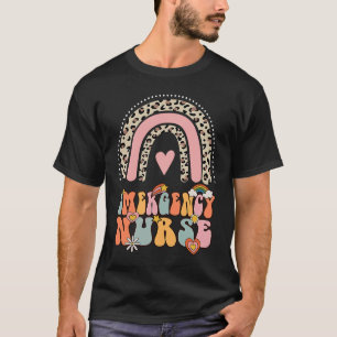 Notkrankenhaus Retro Vintager Regenbogen Niedlich T-Shirt